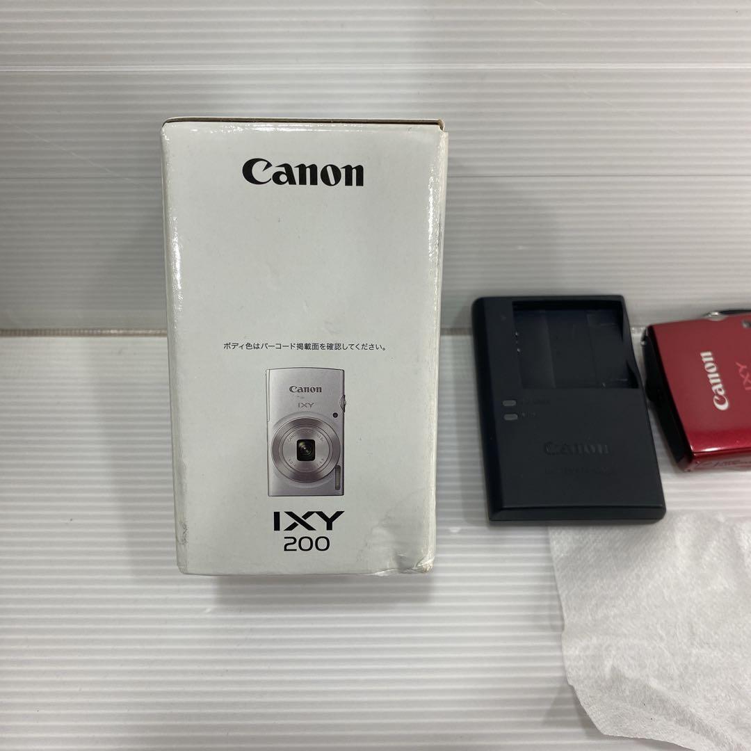 ★極美品★Canon IXY 200 レッド 付属品完備 コンデジ 赤 キャノン
