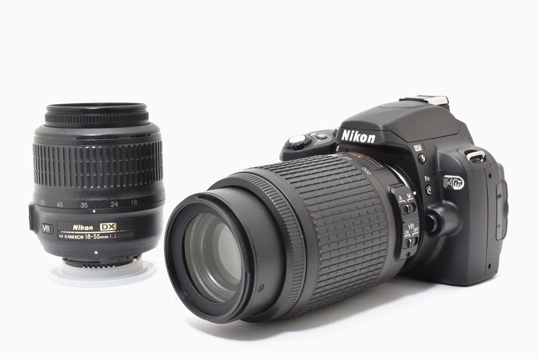 ❤️Nikon D40x❤️ダブルレンズセット　一眼レフ　ショット数新品級✨　エモ写