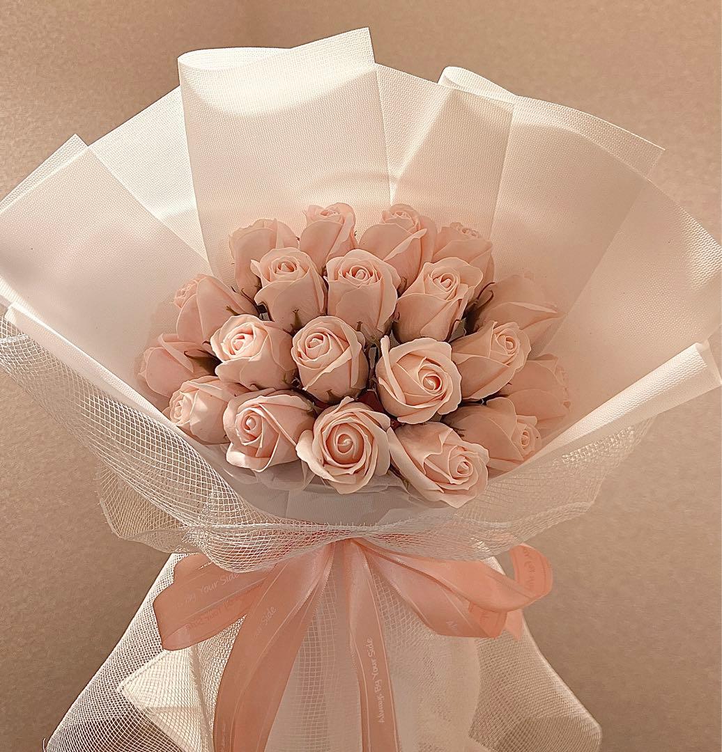 ソープフラワー薔薇 お誕生日 ・記念日 プレゼント 花束