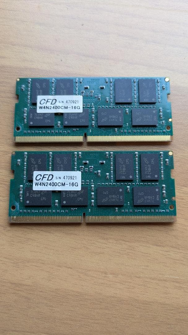 Crucial DDR4 2400 32GB メモリセット 16GB×2枚