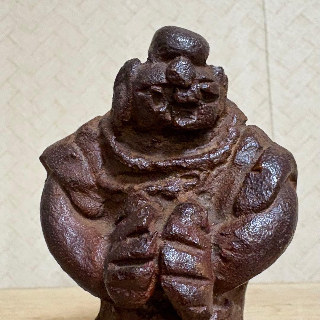 清水公照 作「獅子児」ブロンズ像 催破卵 東大寺別当　仏像　仏教美術　置物　骨董