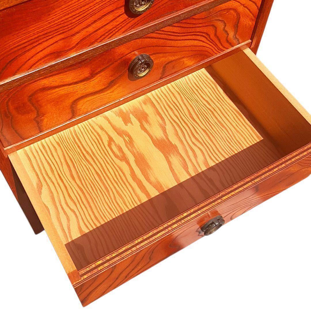 職人造り 欅(ケヤキ) 小箪笥 整理タンス 高気密仕様 幅44cm 民芸家具