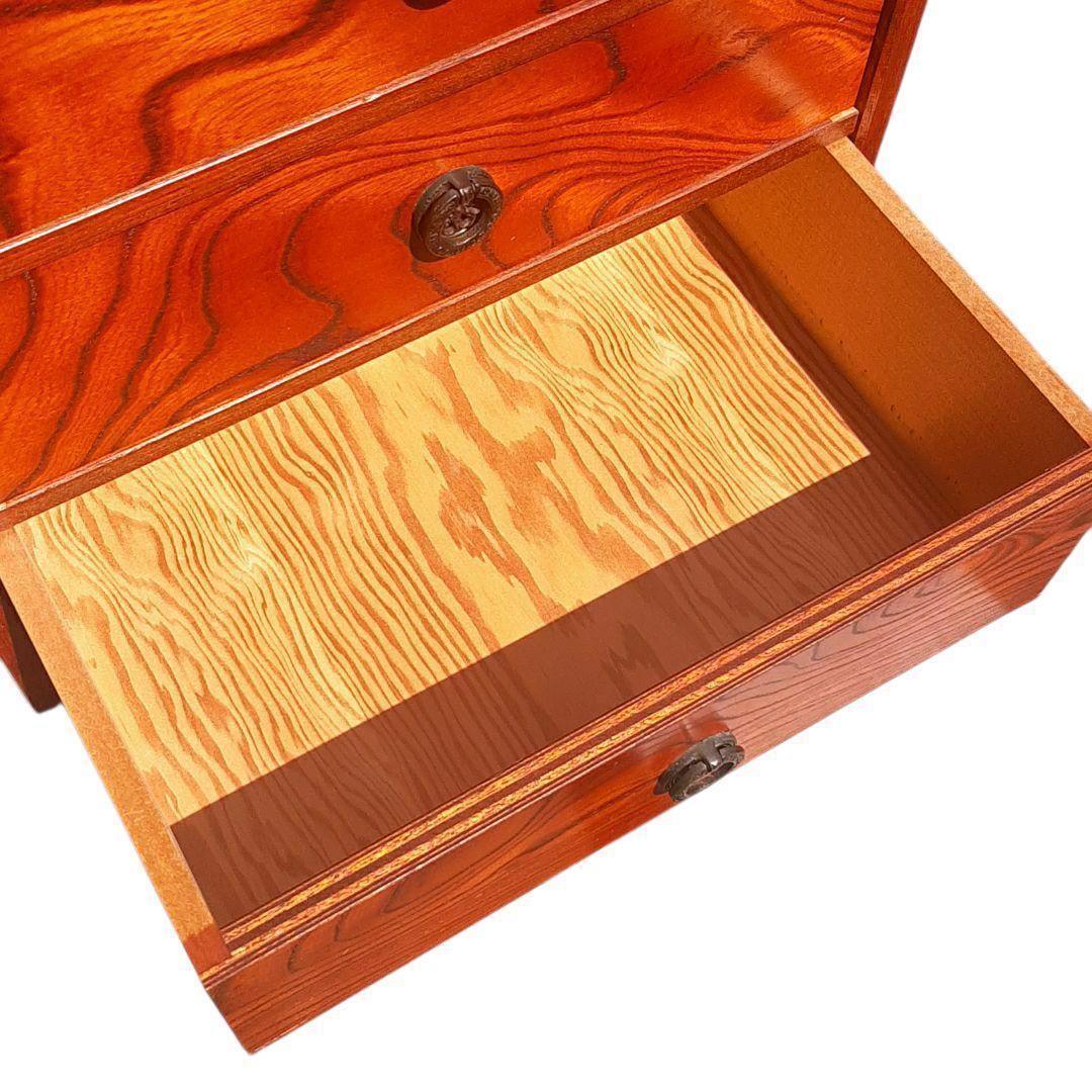 職人造り 欅(ケヤキ) 小箪笥 整理タンス 高気密仕様 幅44cm 民芸家具