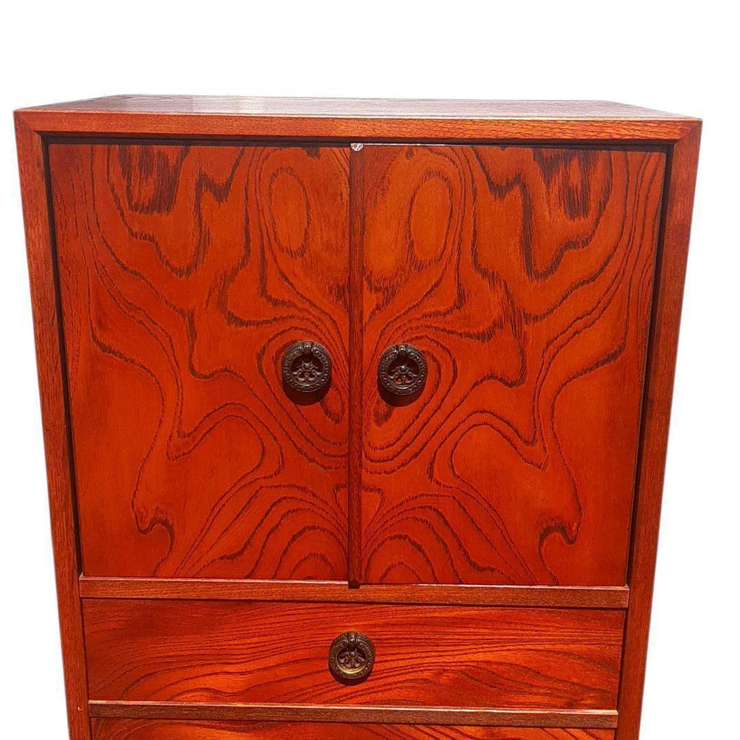 職人造り 欅(ケヤキ) 小箪笥 整理タンス 高気密仕様 幅44cm 民芸家具