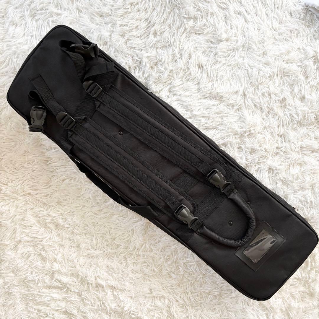 【極美品】三線 沖縄三線 本蛇皮 黒塗り 張り本皮 ソフトケース付き 付属品多数