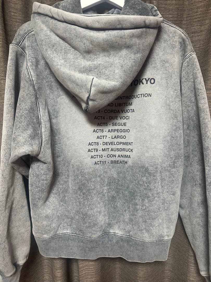ミュージシャン NIL DUE/NIL UN TOKYO Faded Bleach Hoodie