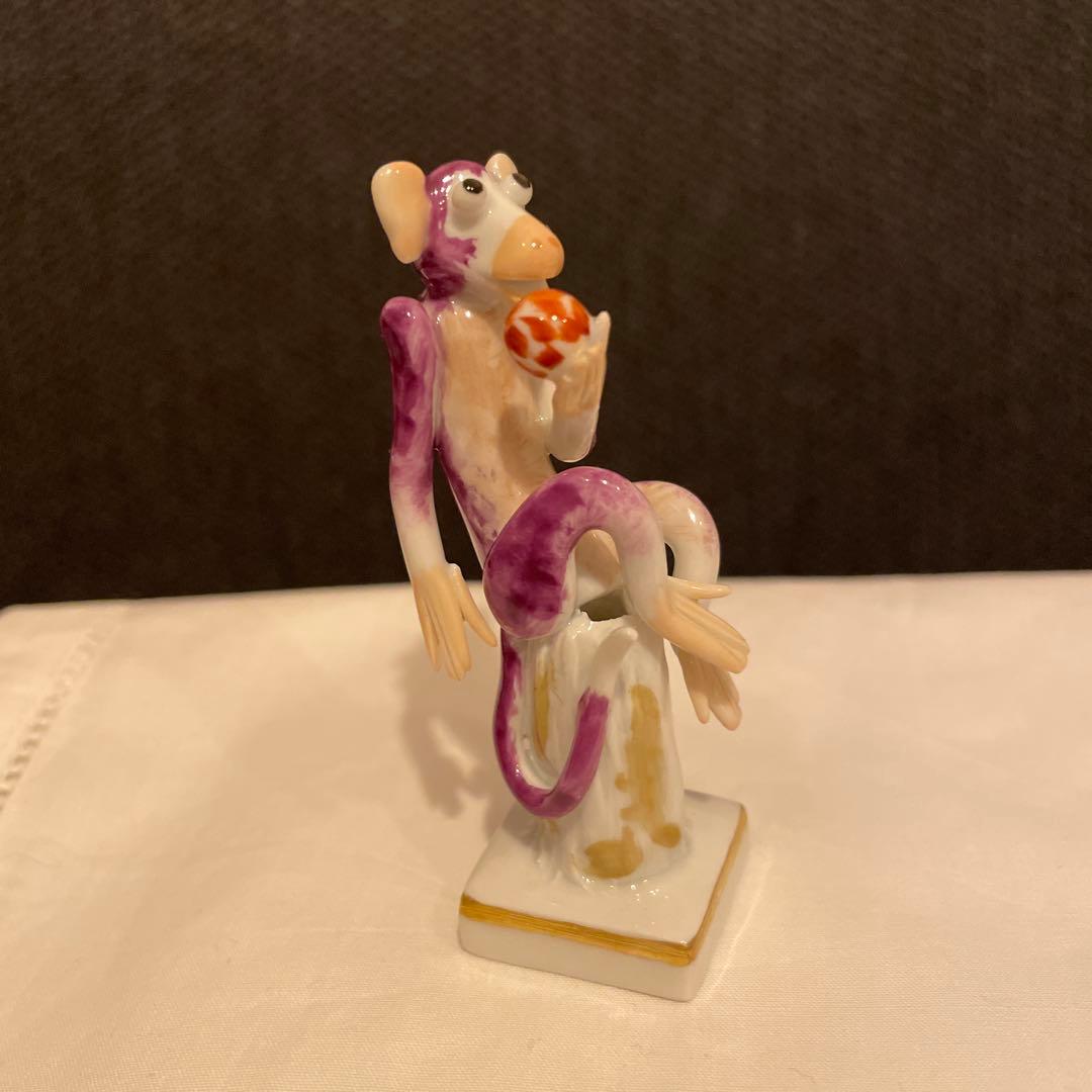 マイセン置物⭐︎猿フィギュア干支シリーズ手びねりMeissen 美品