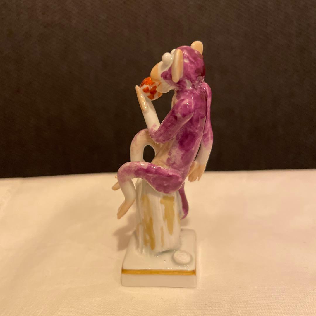 マイセン置物⭐︎猿フィギュア干支シリーズ手びねりMeissen 美品