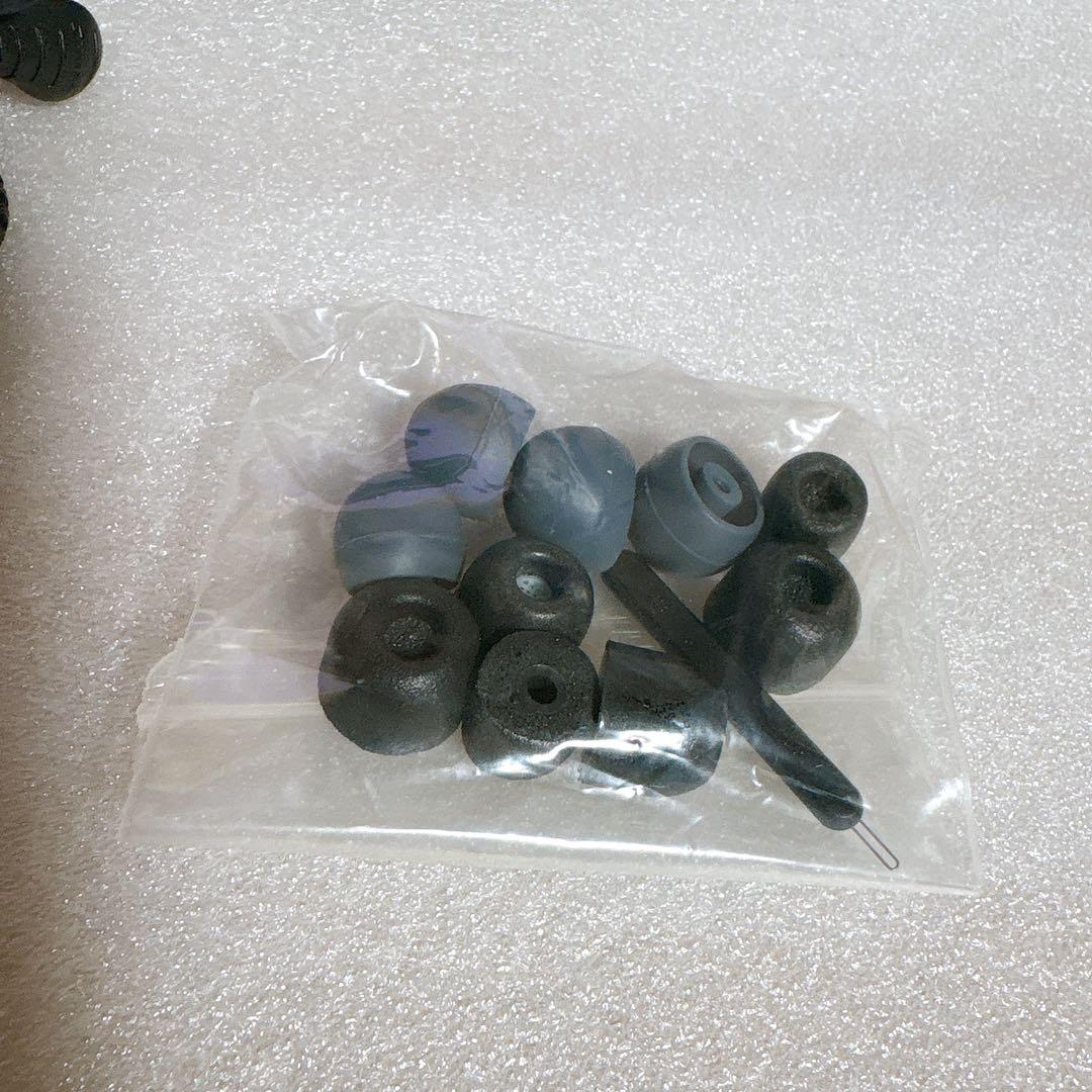 SHURE SE215有線イヤホン パープル イヤーチップ付き