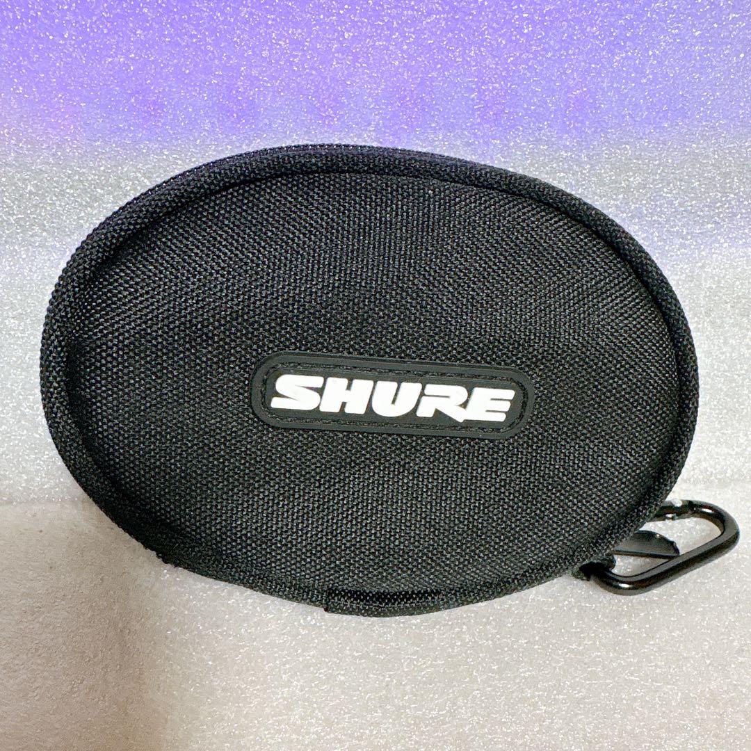SHURE SE215有線イヤホン パープル イヤーチップ付き
