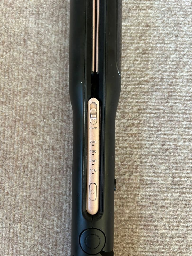 icedely ブラック ストレートヘアアイロン