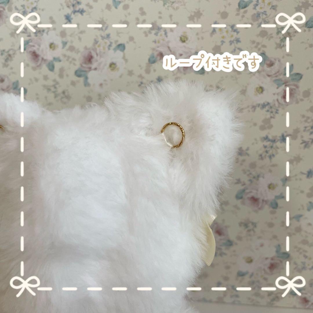 持てるよ くまさん.12〜14cm/ツイード チャコールグレー❤︎おすわり ぬい服