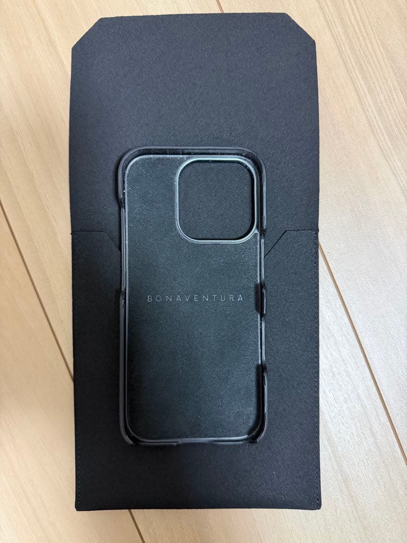 ★プー太郎★BONAVENTURA ブラック iPhone16Proケース