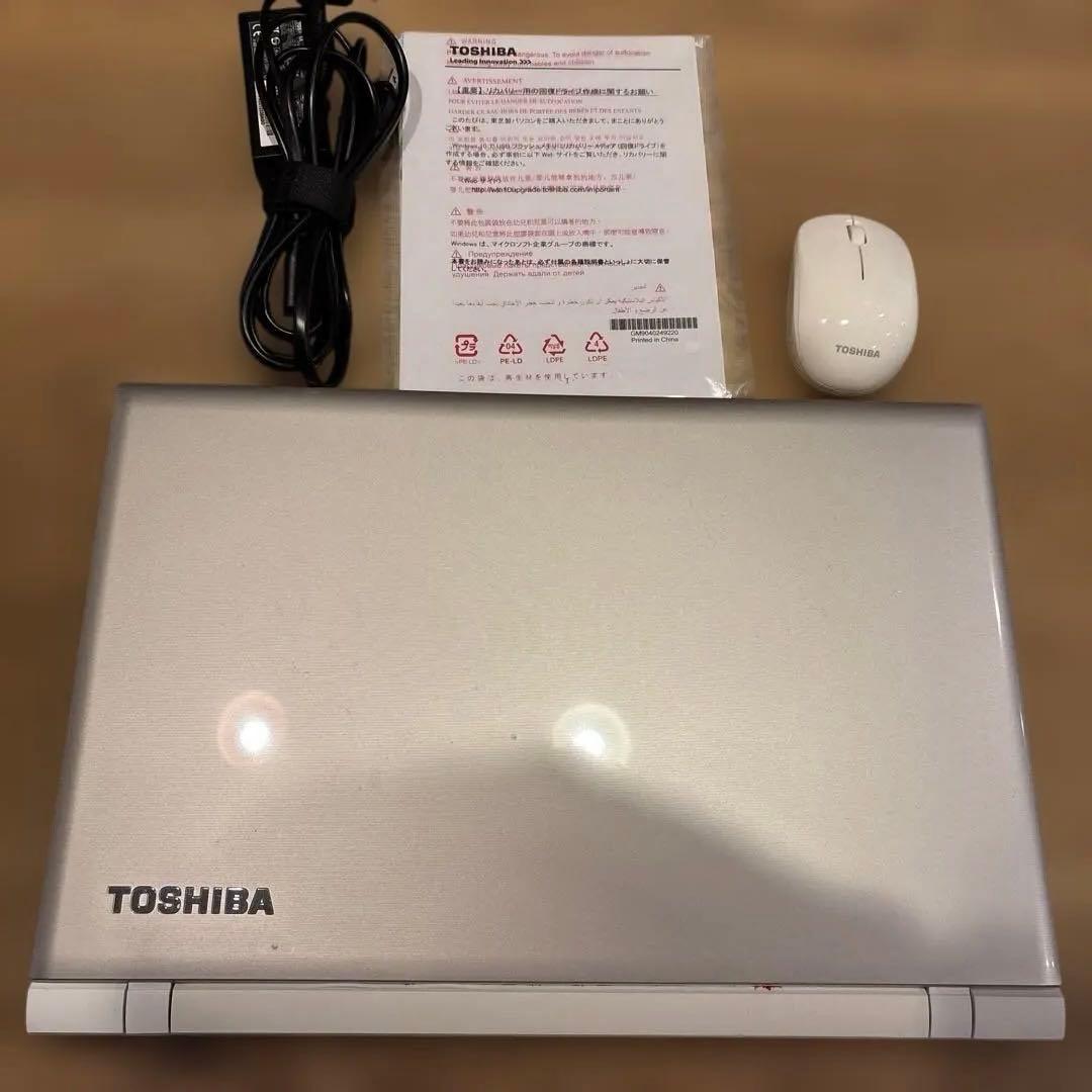 TOSHIBA ノートPC シルバー マウス付き
