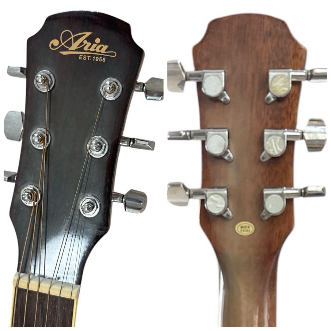 Aria AD-18BS アースティックギター　ソフトケース付き