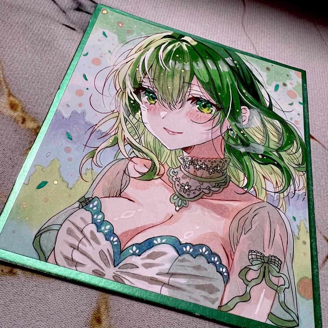 ゆ*】様 手描きイラスト アナログイラスト オリジナルイラスト 原画 一点物 コ