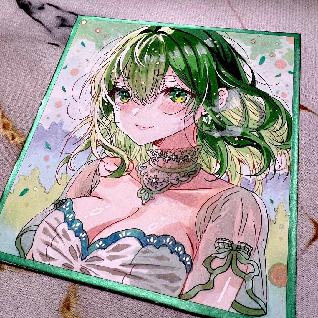 ゆ*】様 手描きイラスト アナログイラスト オリジナルイラスト 原画 一点物 コ