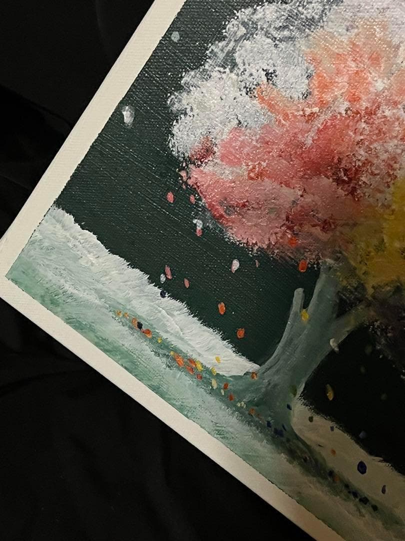【絵画】『SerenaArt』 Rainbow Tree「虹の木」