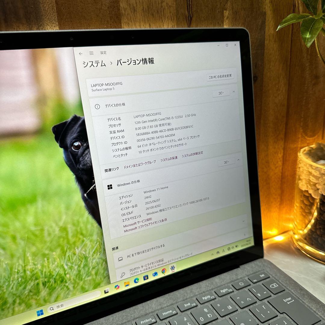 大人気‼️Surface Laptop 5☘2022年モデル☘第12世代☘動作良好