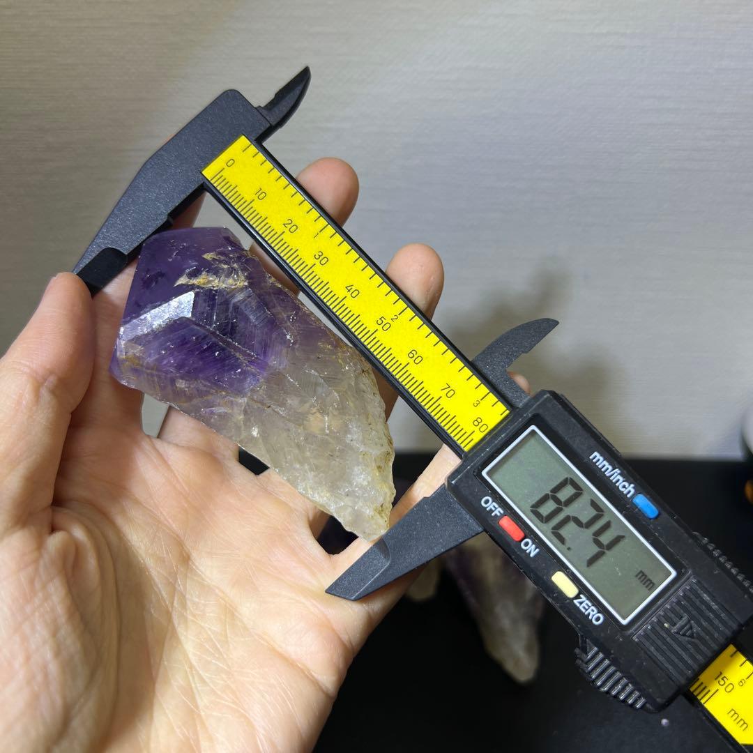 無処理　原石鉱石　ブラジル産　アメジスト　浄化　置物インテリア　540g