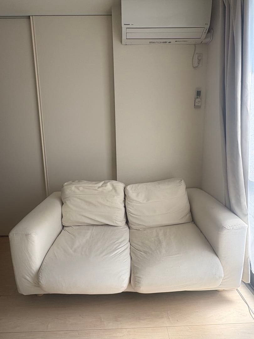 無印良品_ソファ(2シーター/フェザー・ポケットコイル)