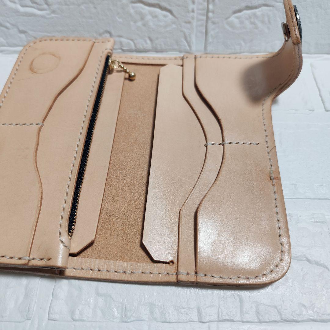 レザークラフト 本格派第3弾 バイカーズウォレットです