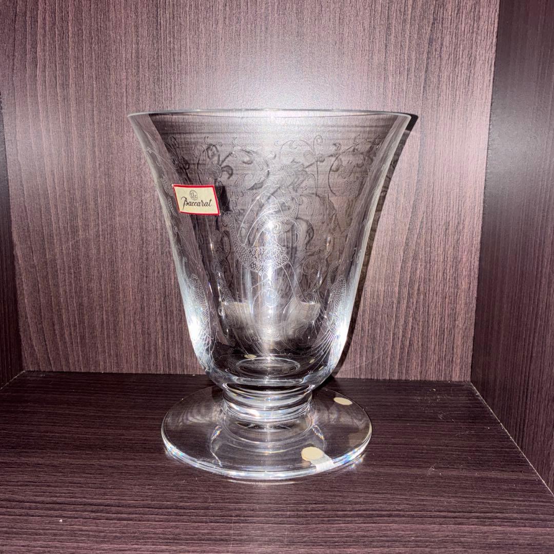 バカラ パルメ　花瓶　フラワーベース　キズあり