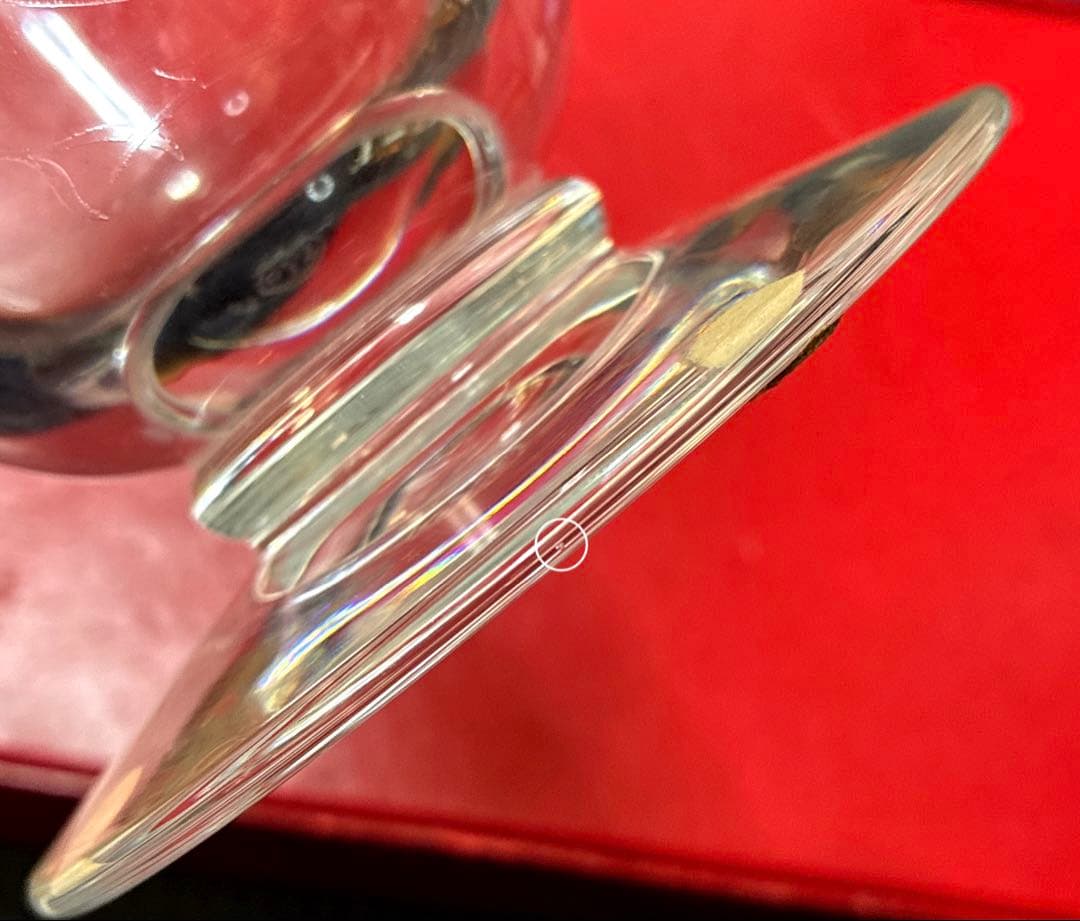 バカラ パルメ　花瓶　フラワーベース　キズあり