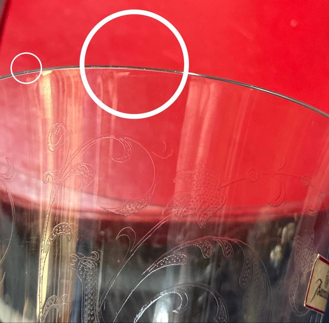 バカラ パルメ　花瓶　フラワーベース　キズあり