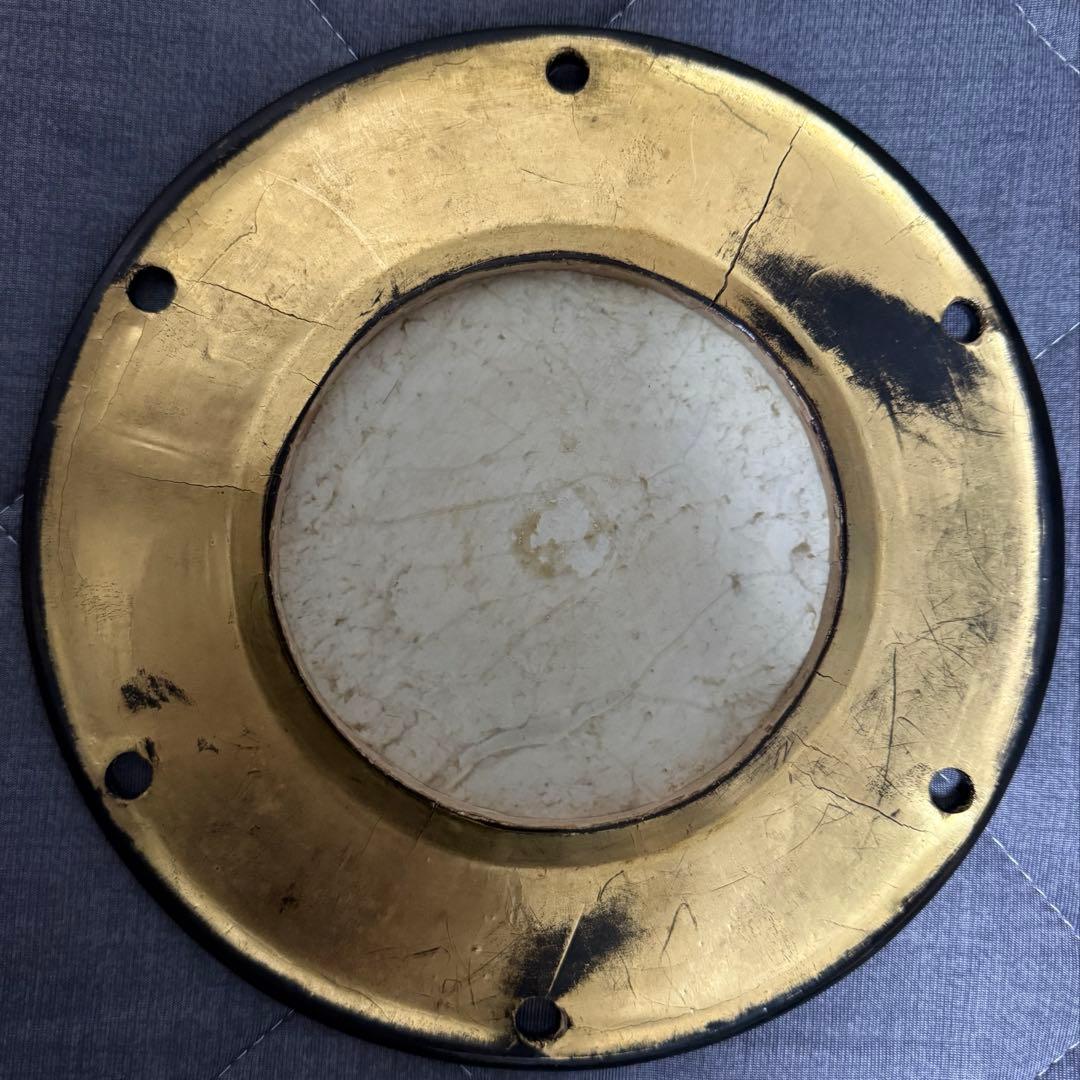 和楽器　革　小鼓　一枚　鼓　中古