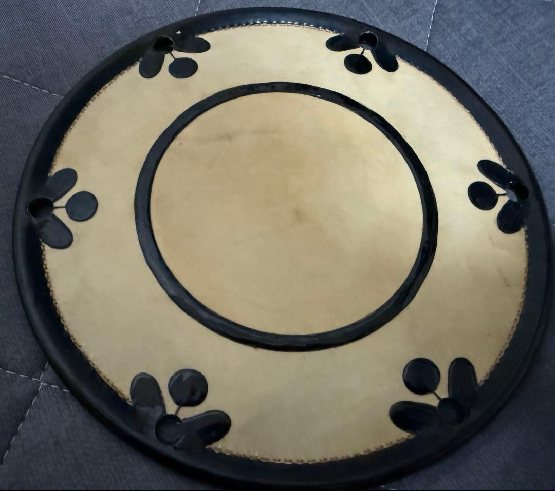和楽器　革　小鼓　一枚　鼓　中古