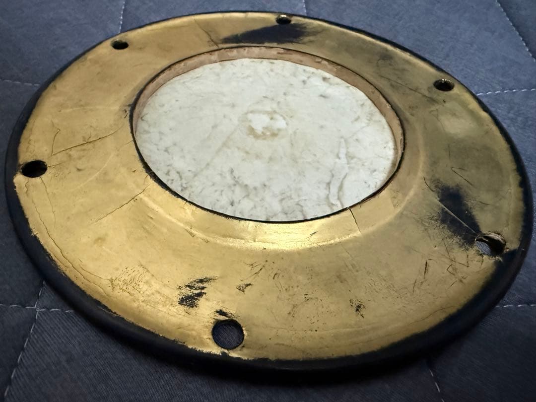 和楽器　革　小鼓　一枚　鼓　中古