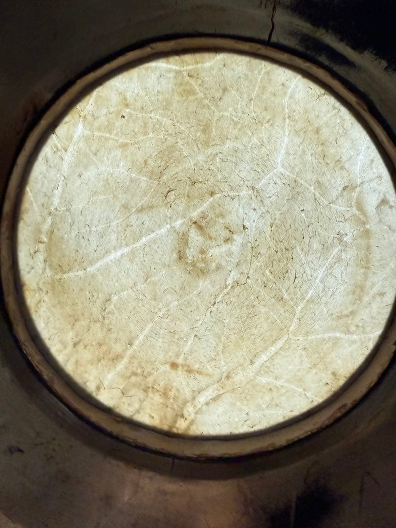 和楽器　革　小鼓　一枚　鼓　中古