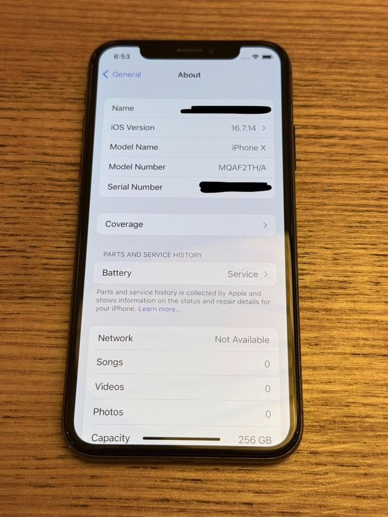 iPhone X 256GB スペースグレイ（SIMフリー）※本体のみ