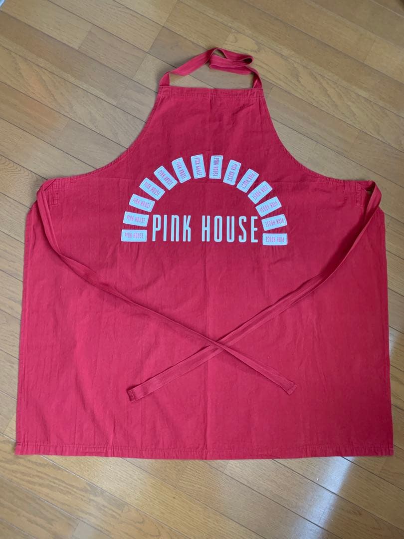 Vintage PINK HOUSE ヴィンテージ ピンクハウス ロゴエプロン