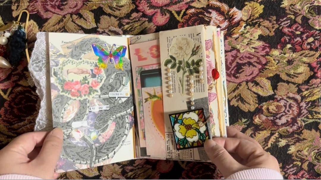 ジャンクジャーナル　おすそ分け　紙もの　コラージュ素材　ヴィンテージ