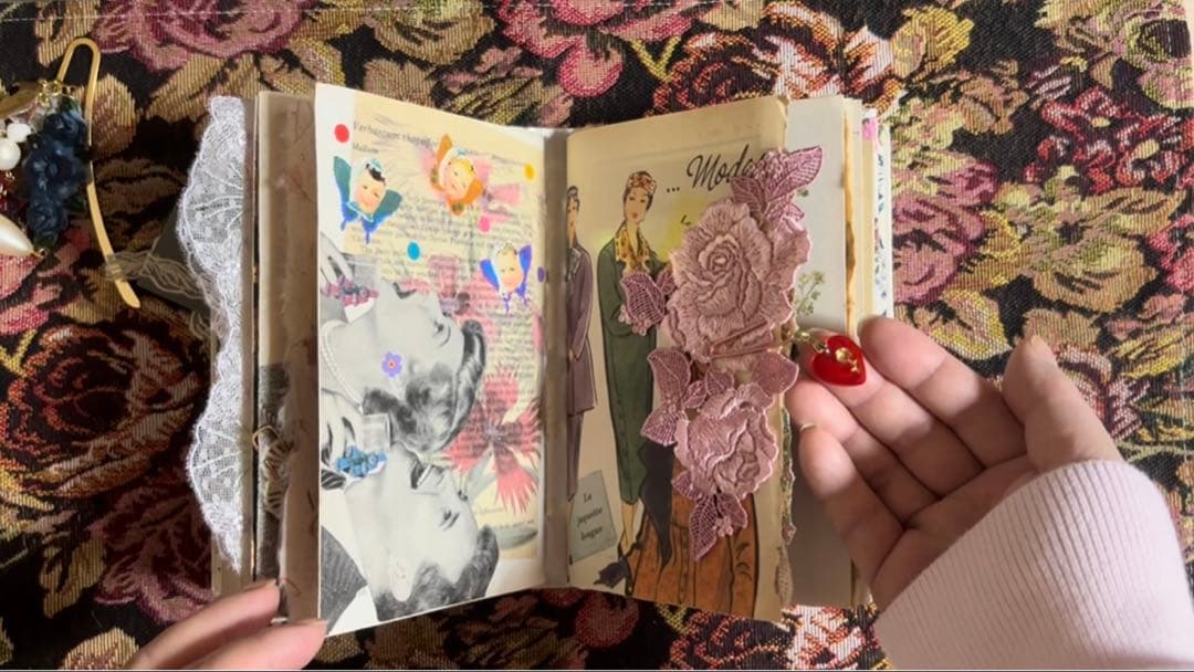 ジャンクジャーナル　おすそ分け　紙もの　コラージュ素材　ヴィンテージ