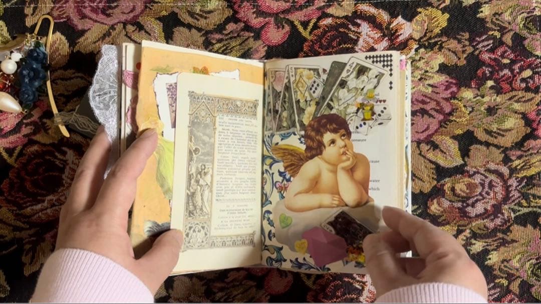 ジャンクジャーナル　おすそ分け　紙もの　コラージュ素材　ヴィンテージ