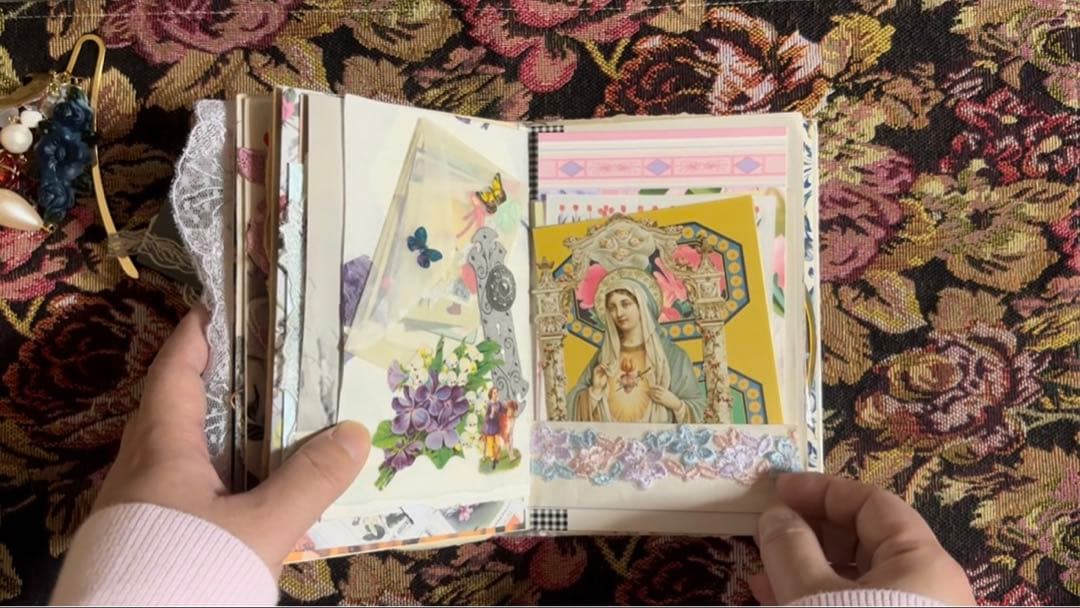 ジャンクジャーナル　おすそ分け　紙もの　コラージュ素材　ヴィンテージ