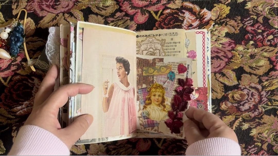 ジャンクジャーナル　おすそ分け　紙もの　コラージュ素材　ヴィンテージ