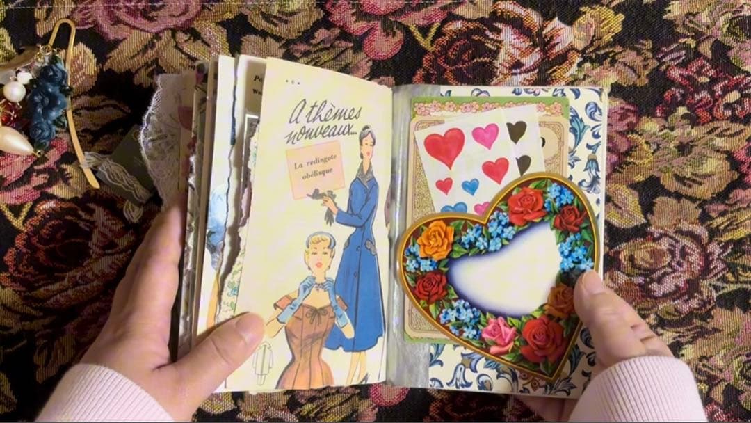 ジャンクジャーナル　おすそ分け　紙もの　コラージュ素材　ヴィンテージ