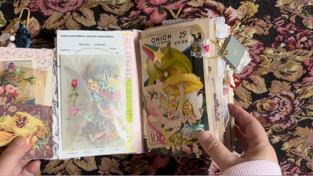 ジャンクジャーナル　おすそ分け　紙もの　コラージュ素材　ヴィンテージ