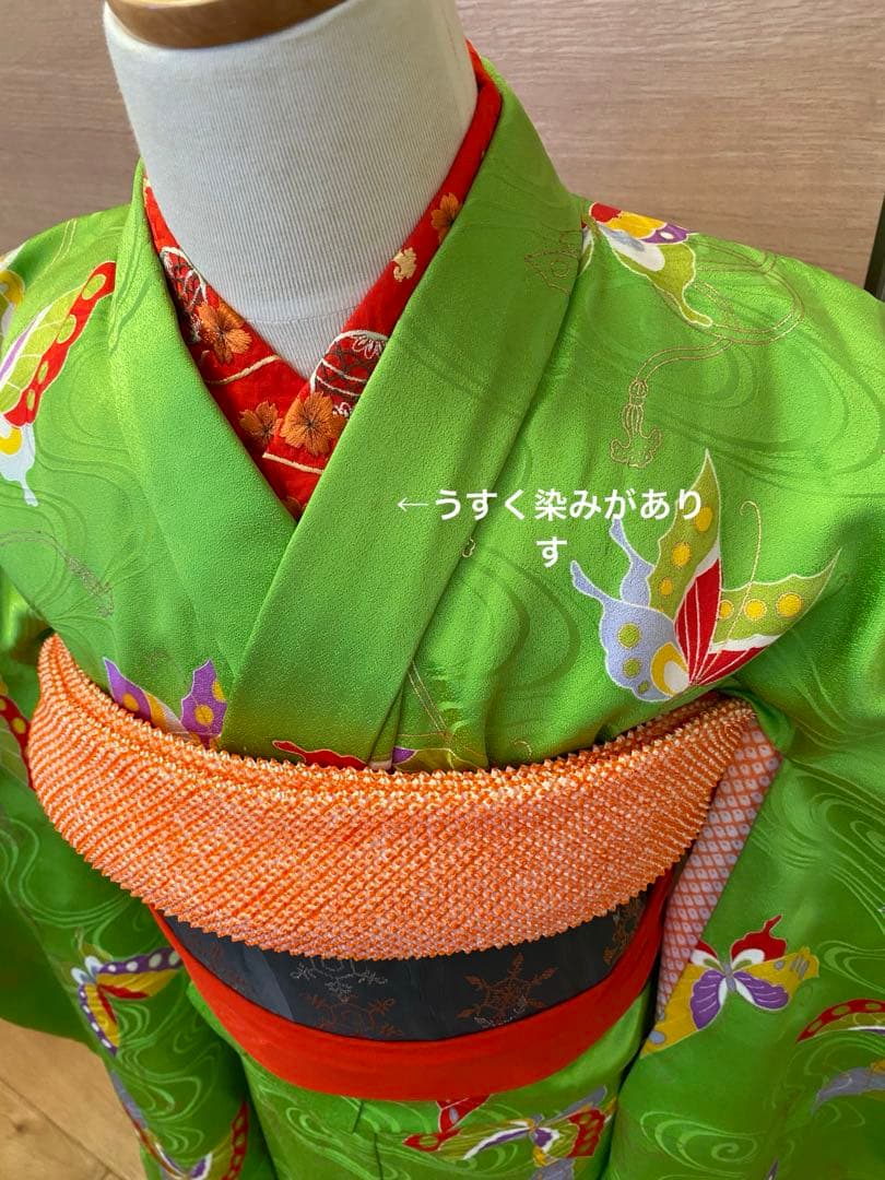 7歳七五三　正絹お着物　お正月　ひな祭り