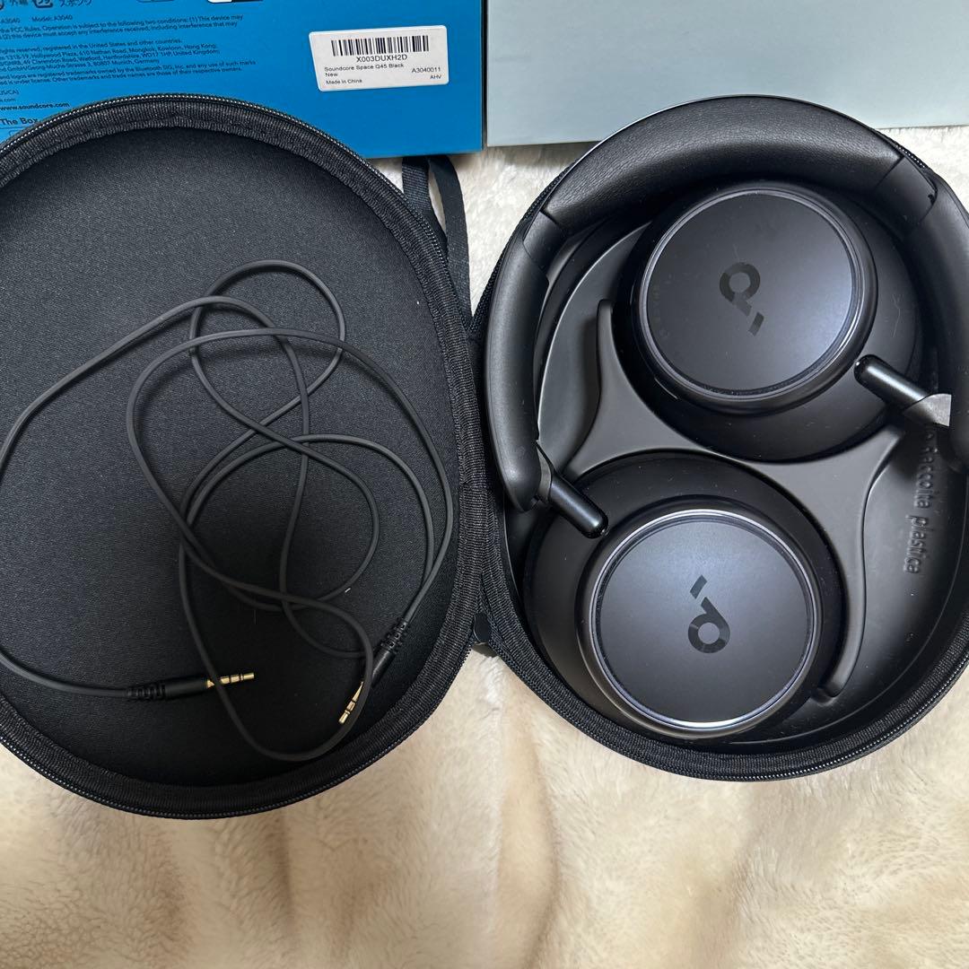 美品 Anker Soundcore Space Q45 ワイヤレスヘッドホン