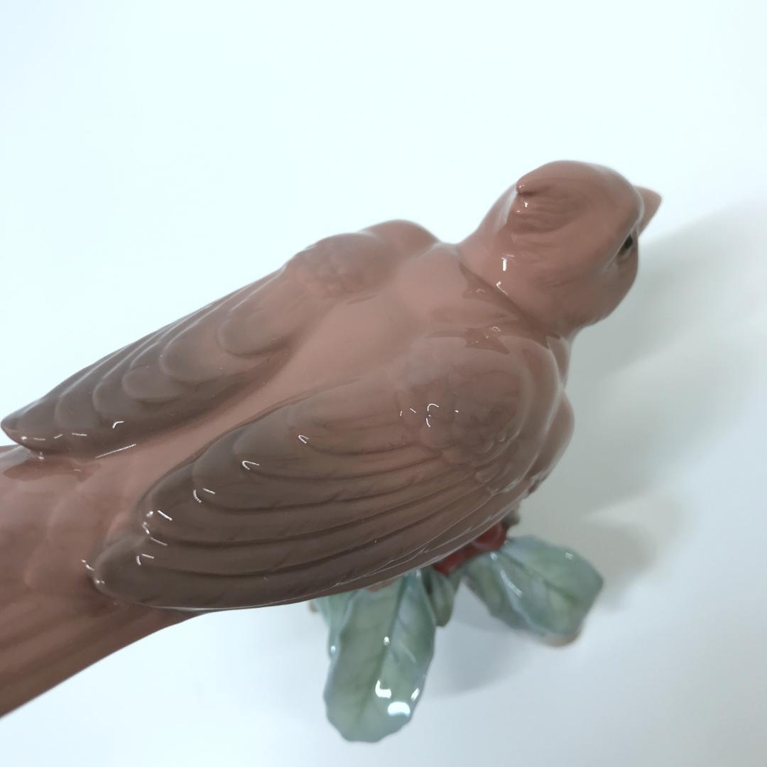 【美品/箱付き】リヤドロ パパロ カーディナル フィギュリン 鳥 8116