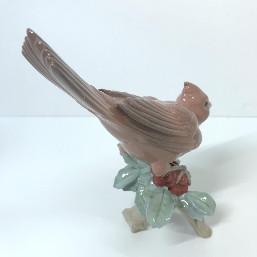 【美品/箱付き】リヤドロ パパロ カーディナル フィギュリン 鳥 8116