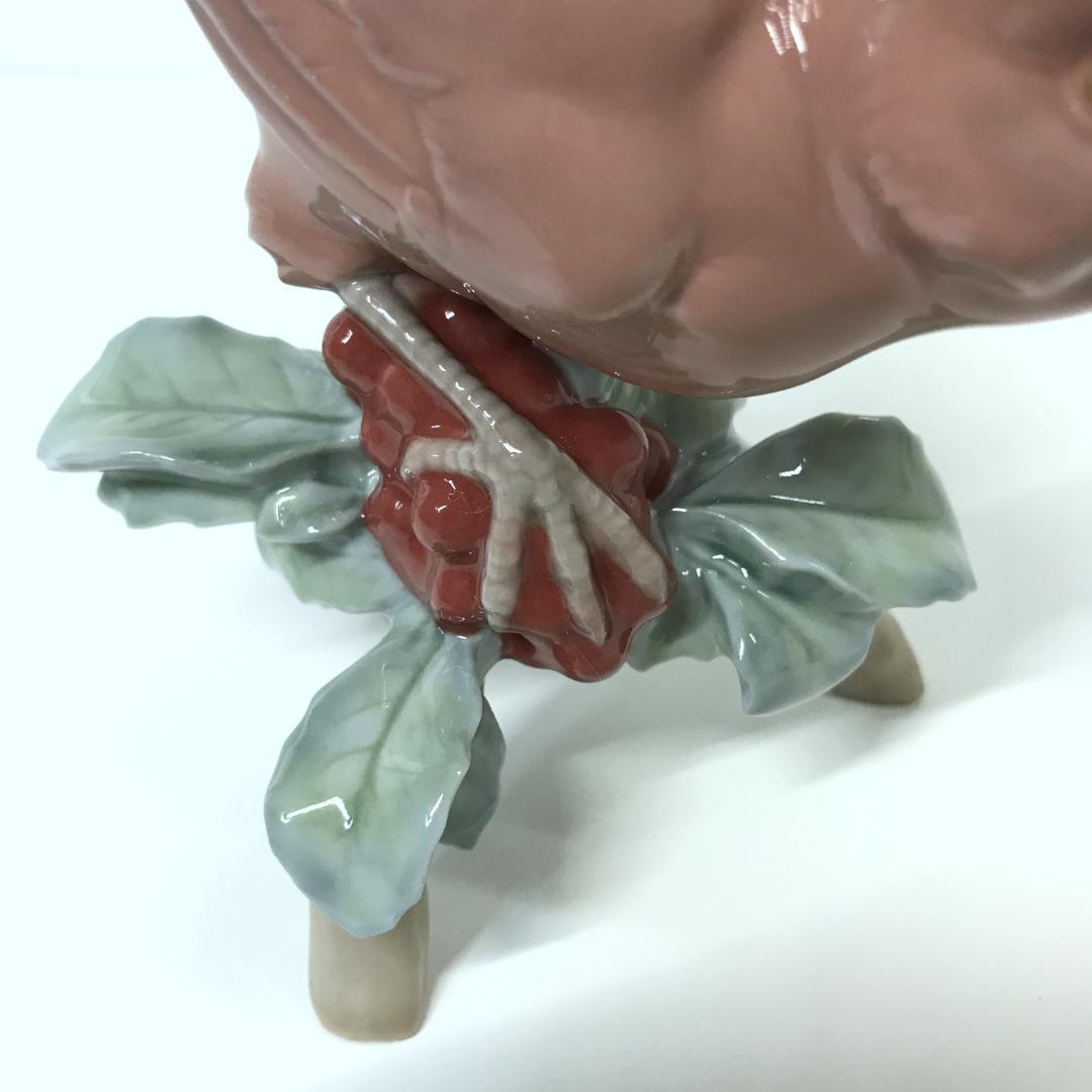 【美品/箱付き】リヤドロ パパロ カーディナル フィギュリン 鳥 8116