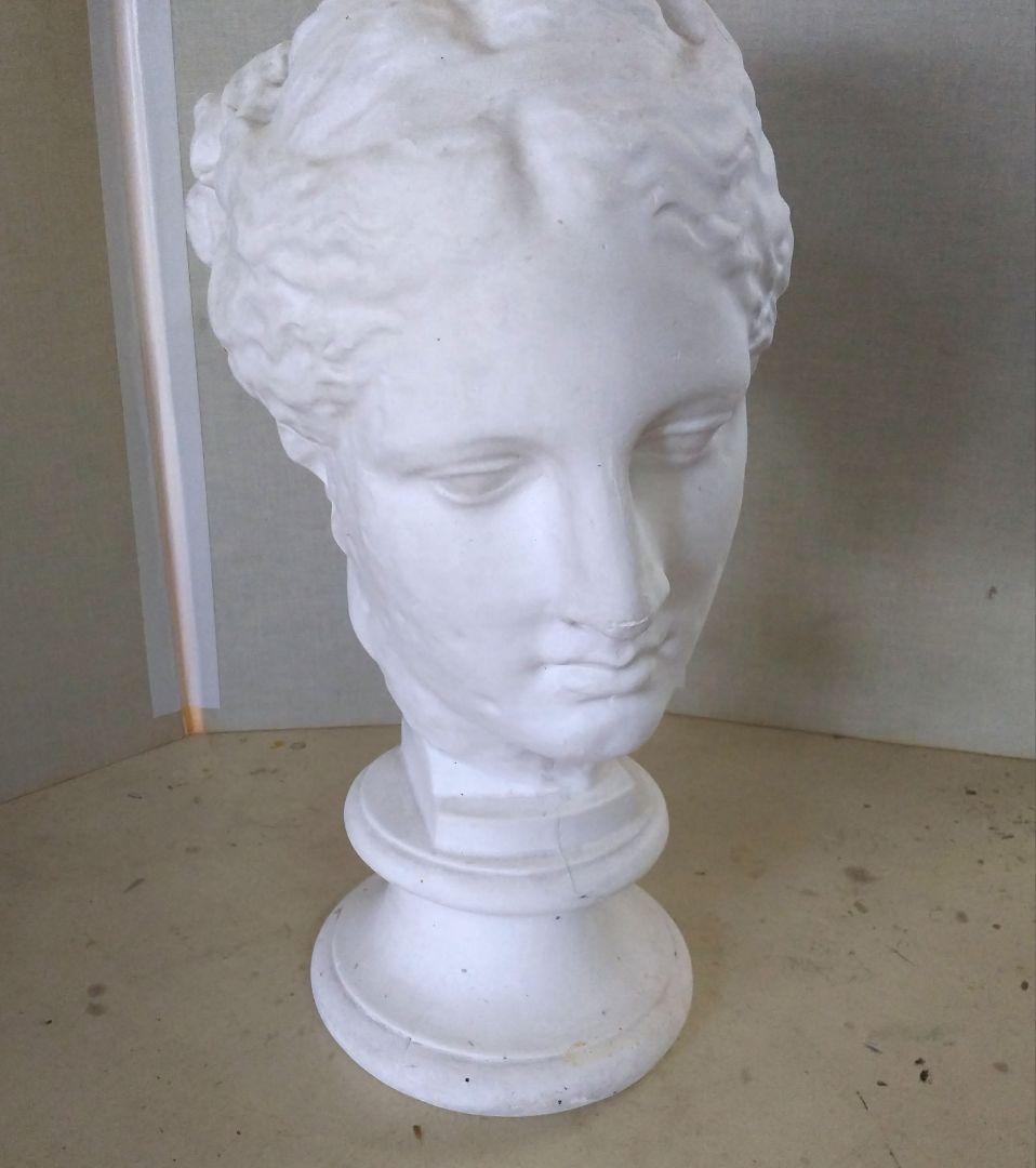 古代ビーナス石膏像 高さ 43cm 重い割合綺麗です。