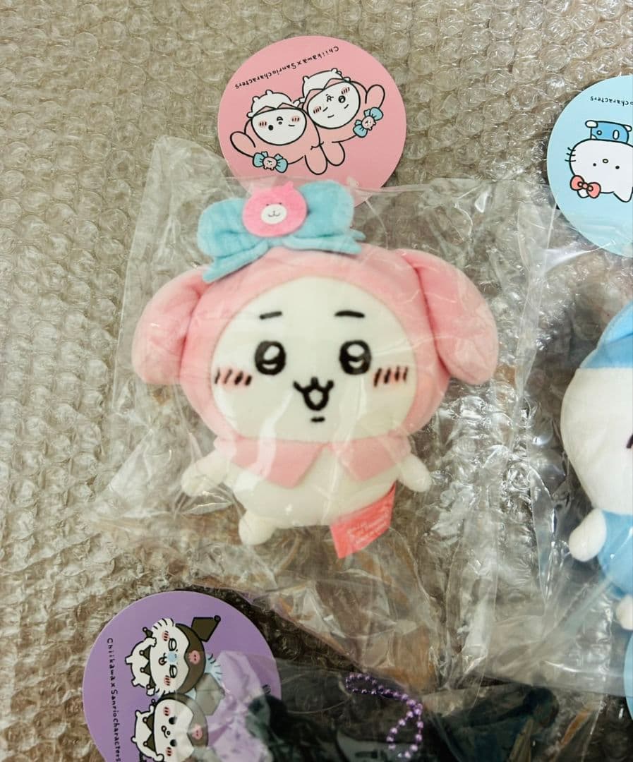 ちいかわ×サンリオキャラクターズ ぷちミニマスコット 7種 第１弾 新品未開封
