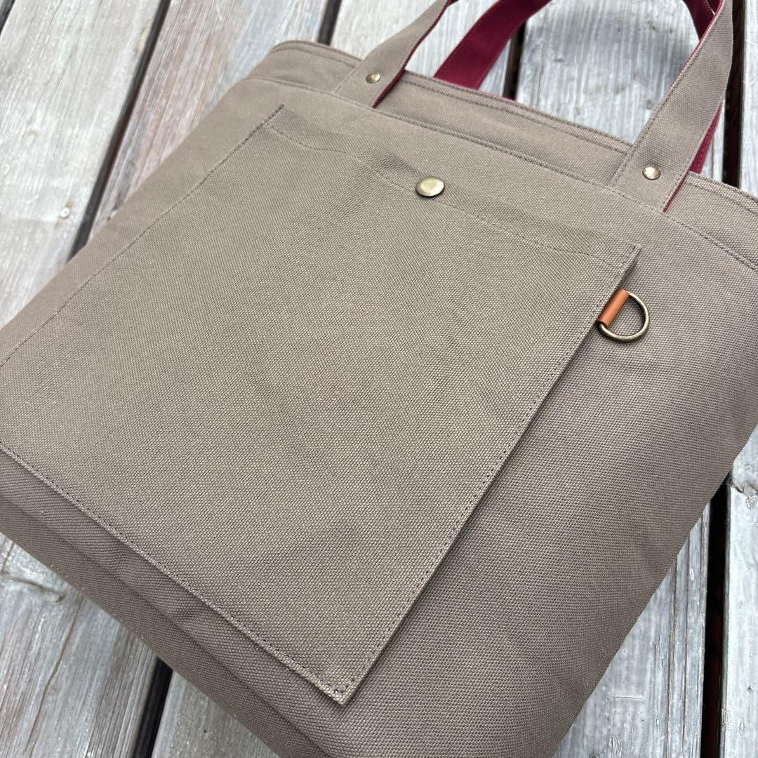 楕円形トートバッグ【倉敷帆布】